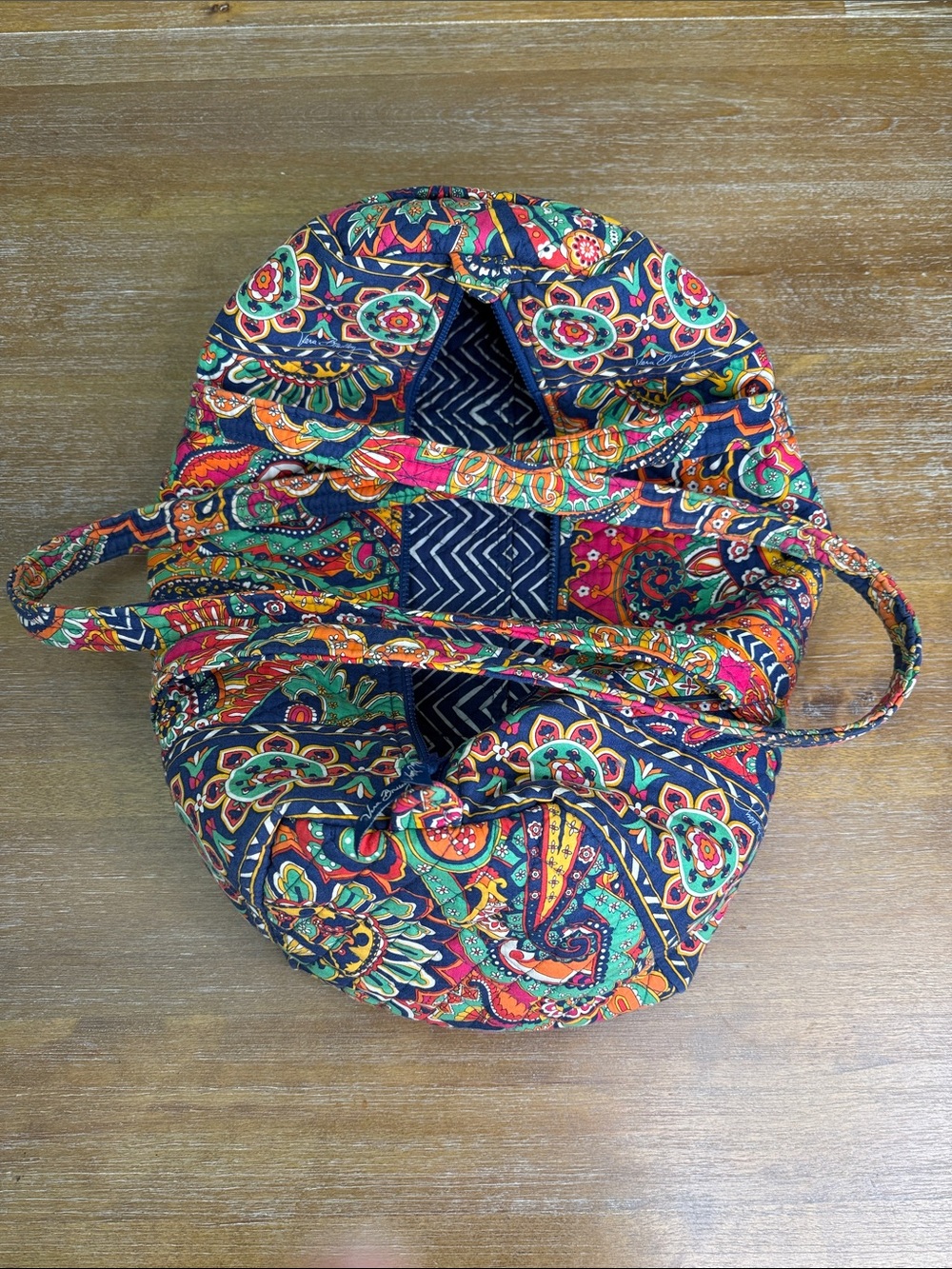 Vera Bradley Venetian Paisley Quilted Tote Shoulder Bag